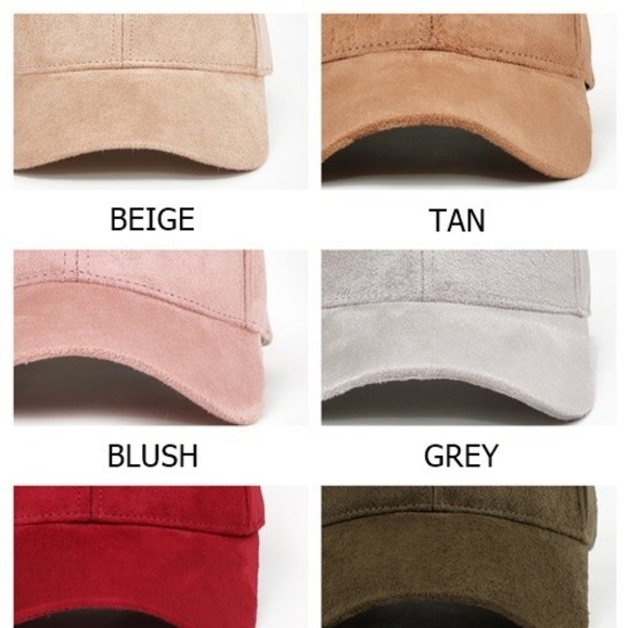 New CASUAL FAUX suede baseball cap - Picture 5 of 5